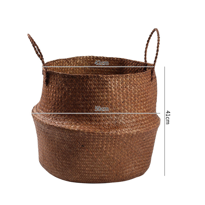 Handgefertigter Woven Storage Bucket Verune