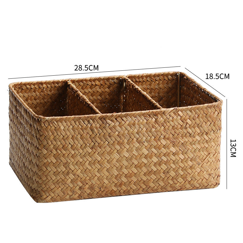 Handgewebter Bamboospeicherorganizerkorb Verune