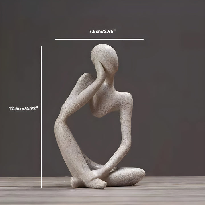 Abstrakter Denker Skulptur Wohnkultur