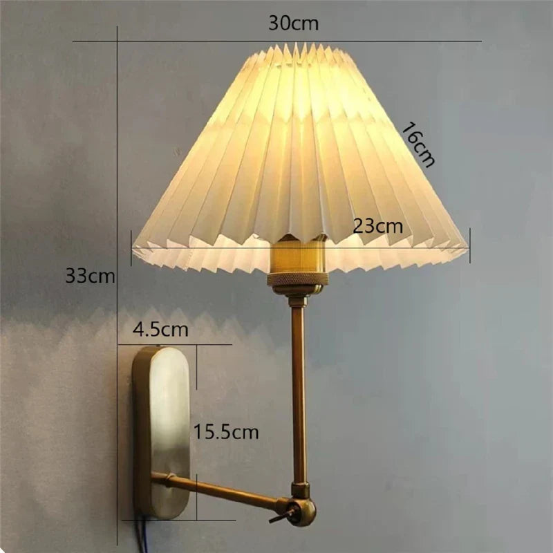 Moderne drehbare Wandlampe – LED-Origami-Lampenschirm für Schlafzimmer-, Wohnzimmer- und Badezimmerdekoration