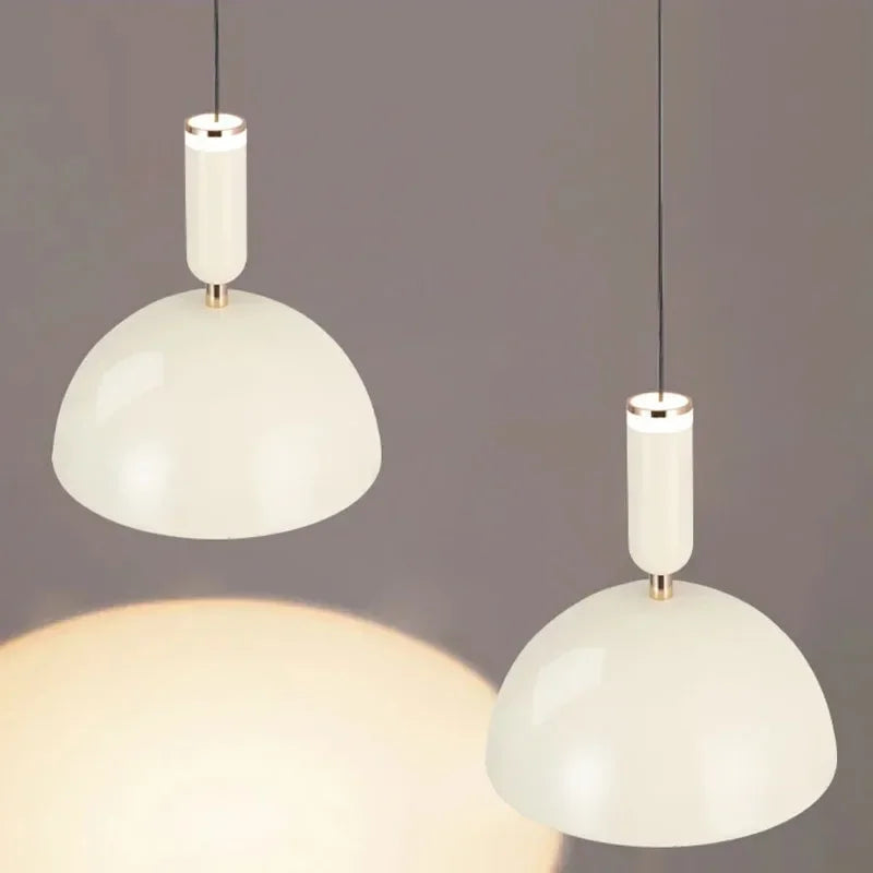 Nordic Hebbare LED Pendelleuchte – Moderne Eisen-Hängelampe für Schlafzimmer, Wohnzimmer, Arbeitszimmer und Bar (Einstellbare Höhe, Warmlicht)