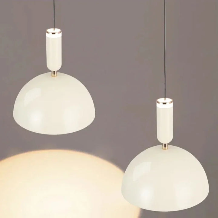 Nordic Hebbare LED Pendelleuchte – Moderne Eisen-Hängelampe für Schlafzimmer, Wohnzimmer, Arbeitszimmer und Bar (Einstellbare Höhe, Warmlicht)