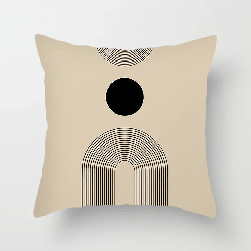 Moderne Kunst Abstraktes Muster Dekokissenbezüge Kreative Linien Sofa Stuhl Kissenbezüge Wurfkissenbezug Wohn- und Büroschmuck