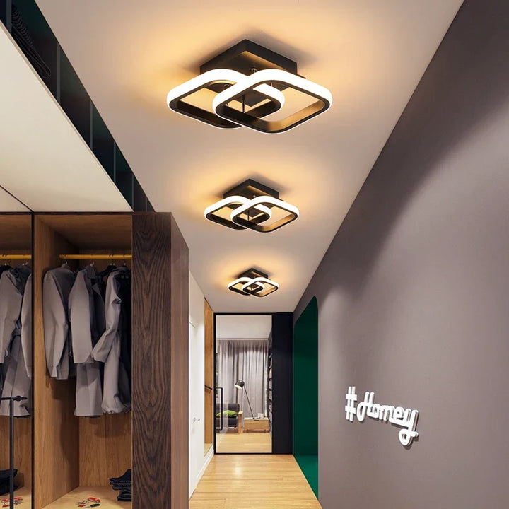 Decken-Kronleuchter LED Flur Deckenlampe für Küche Schlafzimmer Wohnzimmer Balkon Ganglampe Wohnkultur Foyer Spotlights