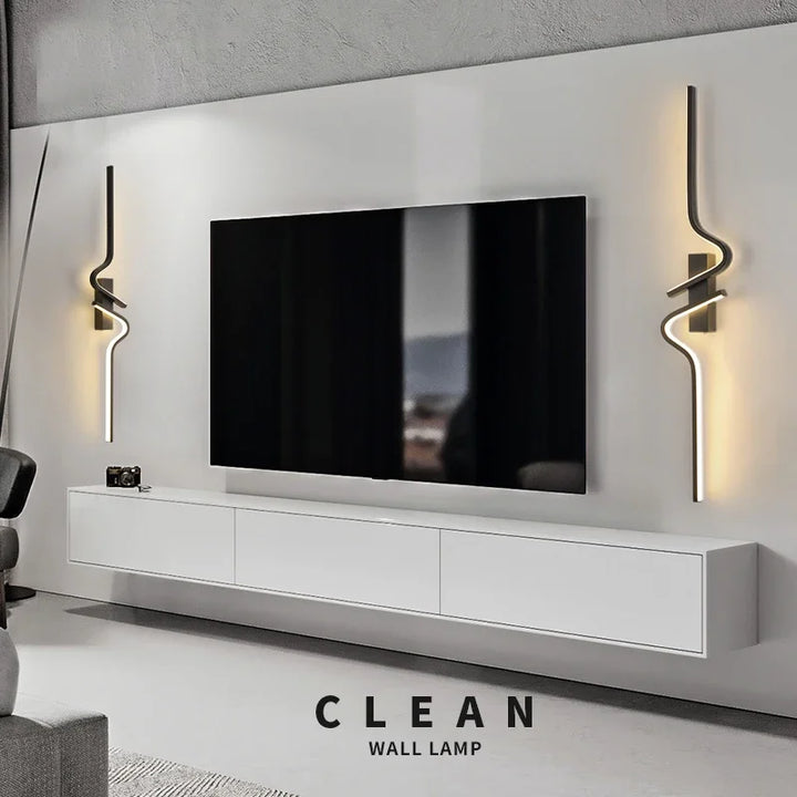 Moderne Minimalistische Streifen Led Wandlampe Schlafzimmerlichter Für Nachttisch Wand Sconces Led Licht Wohnzimmer TV Sofa Hintergrund Wandlampe