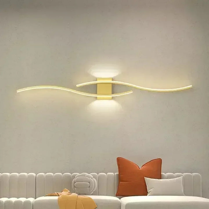 Moderne LED-Wandlampe – Wandleuchte für Wohnzimmer, Schlafzimmer und Flur – Stilvolle Innenraum-Beleuchtungseinheit