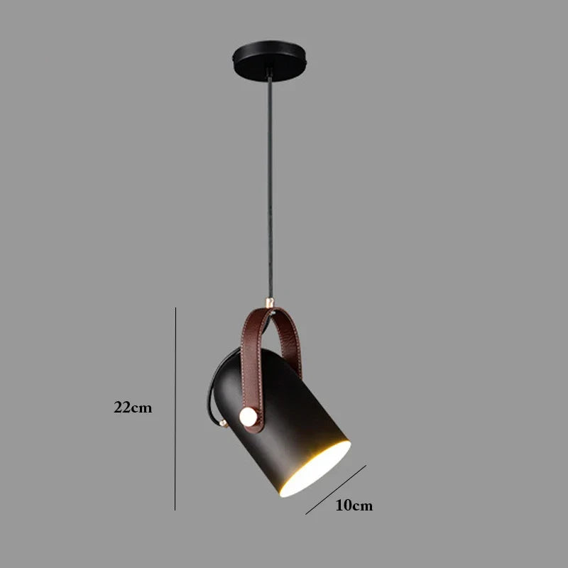 Moderne drehbare Pendelleuchte – Verstellbare Metall-Hängelampe für Schlafzimmer, Wohnzimmer, Esszimmer oder Küche