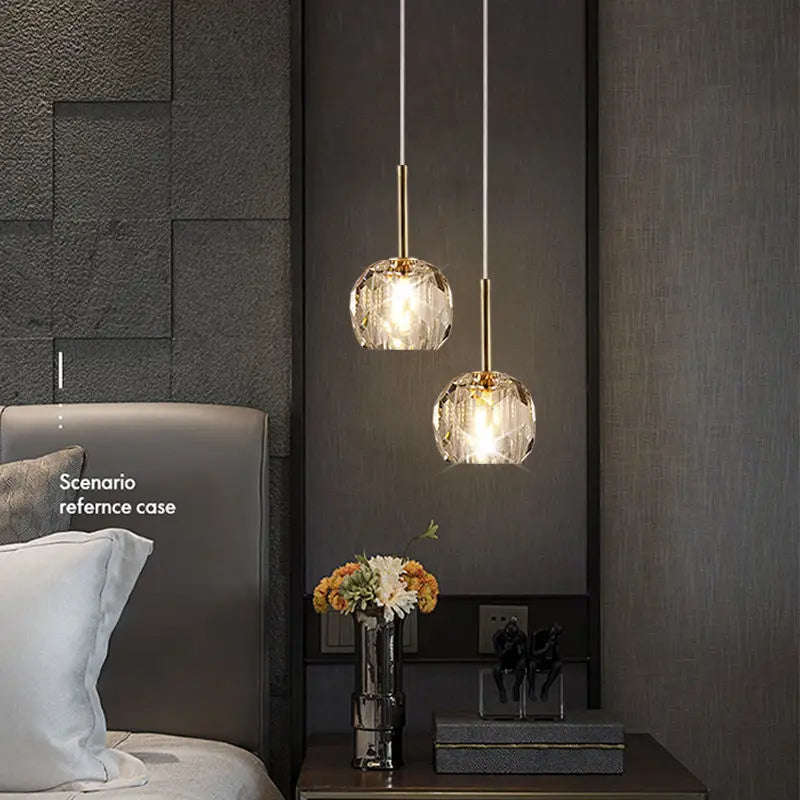 LED Nordic Modern Kleine Kronleuchter G9 AC90-260V Schlafzimmer Nachttisch Kronleuchter Esszimmer Wohnzimmer Bar Kreativ Kristall Licht