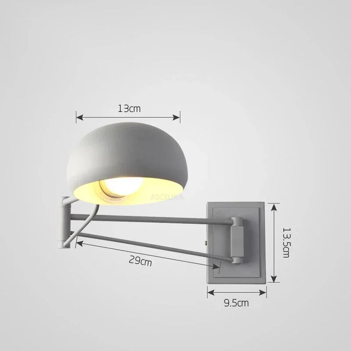 Moderne Faltbare LED Wandleuchte – Rückziehbare augenfreundliche Wandleuchte für Schlafzimmer, Arbeitszimmer, Wohnzimmer und Badezimmer