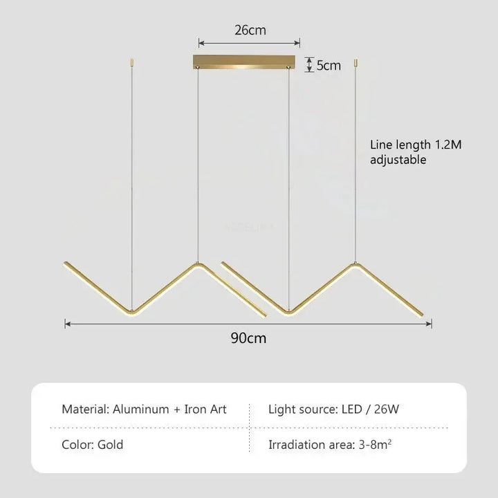 Moderne LED-Pendelleuchte – Intelligente Fernbedienung mit einstellbarer Helligkeit & Farbtemperatur für Esszimmer, Wohnzimmer und Schlafzimmer
