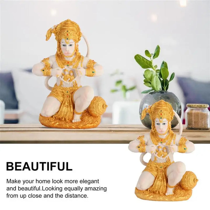 1 Stück Hanuman Buddha Affengott Figur Südostasiatischer Stil Heimskulptur Lord Hanuman Statue Buddha Figur Ornamento