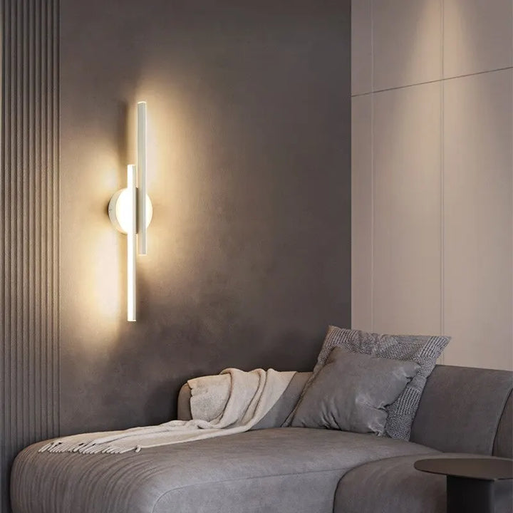 Moderne Dual-Line LED Wandleuchte – Dimmbares Oben & Unten Wandlicht für Schlafzimmer, Studium, Esszimmer und TV-Hintergrunddekoration