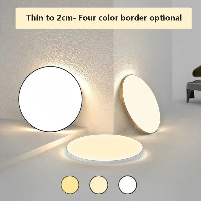 Moderne LED Rund Deckenlampen - Deckenleuchten für Wohnzimmer, Schlafzimmer, Badezimmer, Esszimmer, Küche