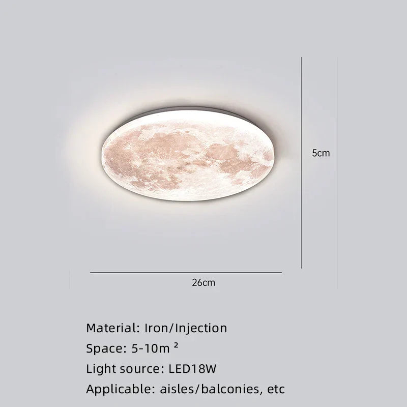 Mondoberfläche Künstlerische Moderne Deckenlampe