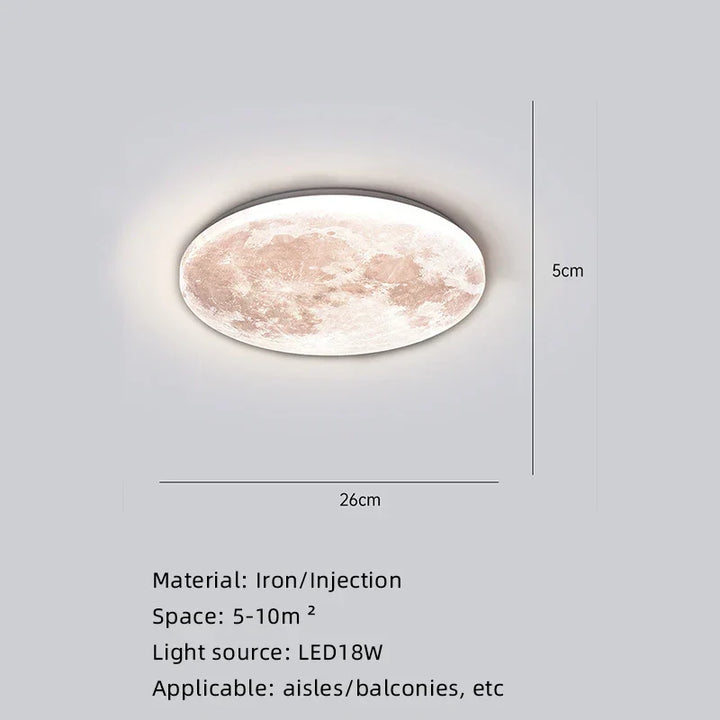 Mondoberfläche Künstlerische Moderne Deckenlampe