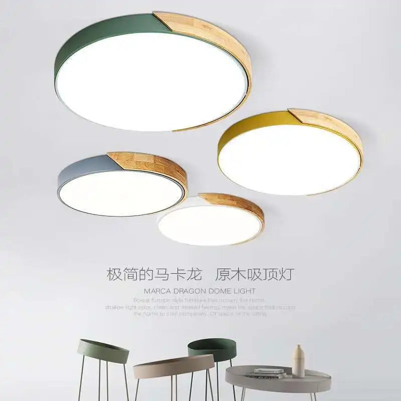 Moderne LED Deckenleuchte Macaron Kronleuchter