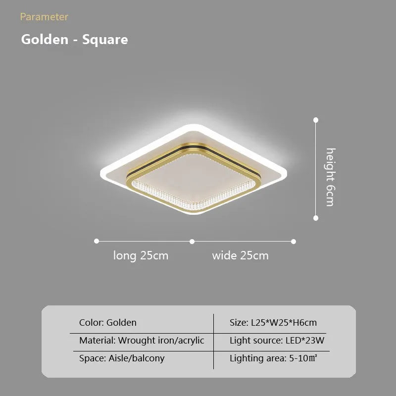 Moderne LED-Deckenleuchte