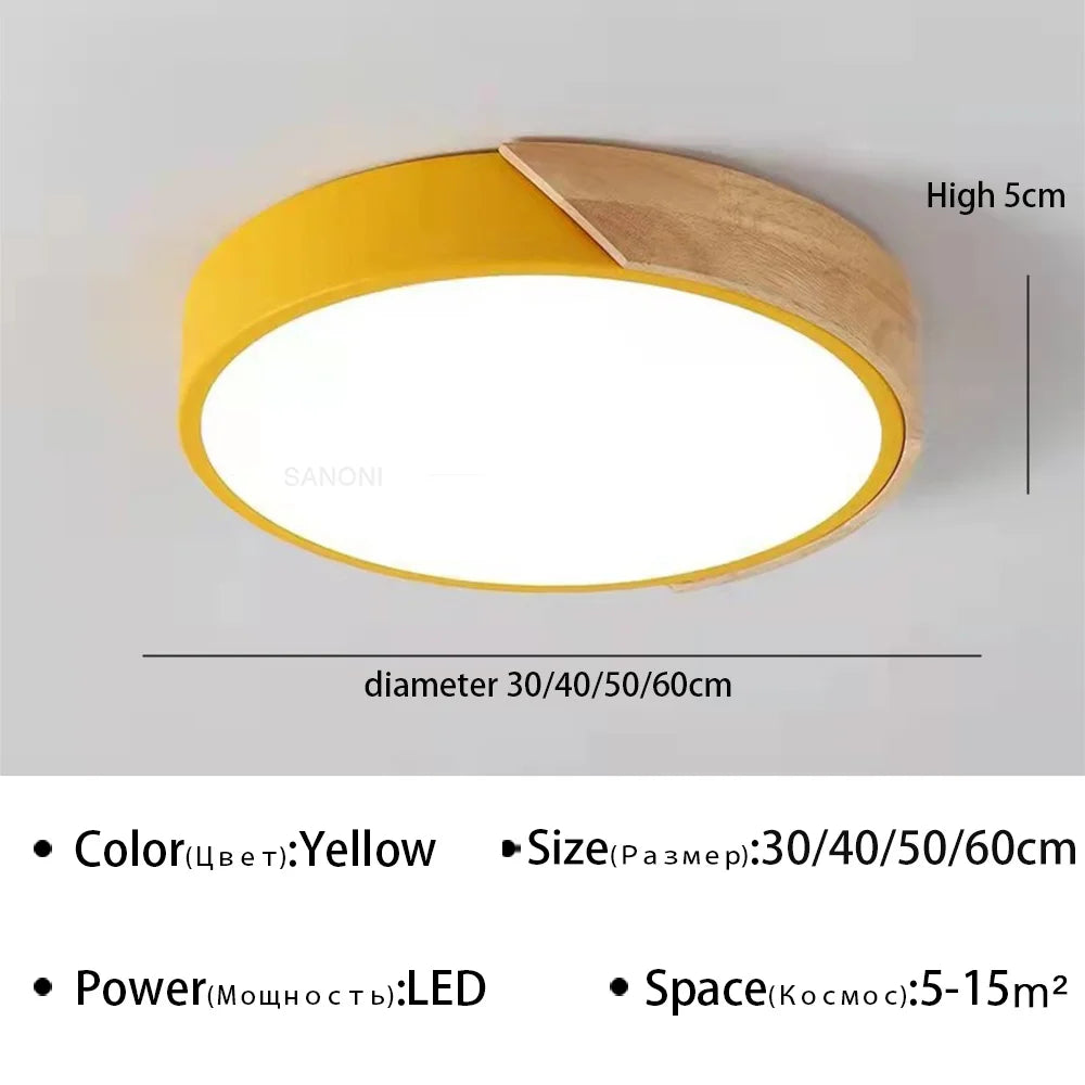 Moderne LED Deckenleuchte Macaron Kronleuchter