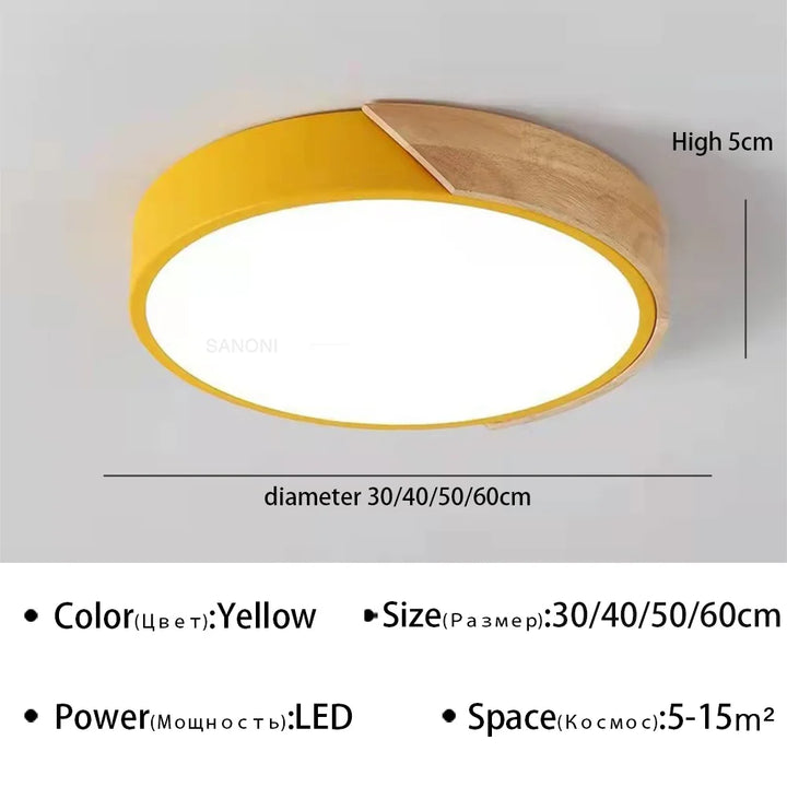 Moderne LED Deckenleuchte Macaron Kronleuchter