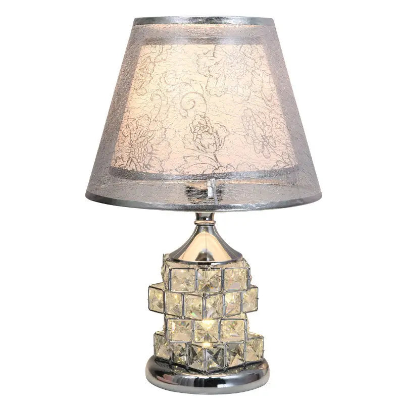 Moderne Kristall Tischlampe – Europäischer Stil Luxuriöse Lampe für Hochzeitsgeschenkideen, Süße Schlafzimmer und Wohnkultur