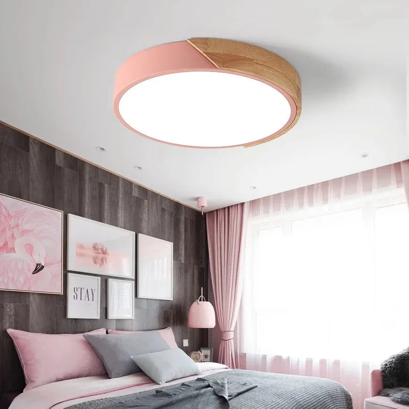 Moderne LED Deckenleuchte Macaron Kronleuchter