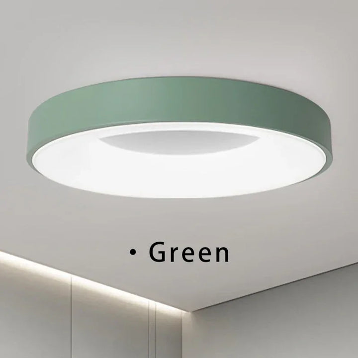Moderne Macaron LED Deckenleuchte – Verstellbares kreisförmiges Design mit Fernbedienung und Dimmung für Schlafzimmer, Wohnzimmer und Flur