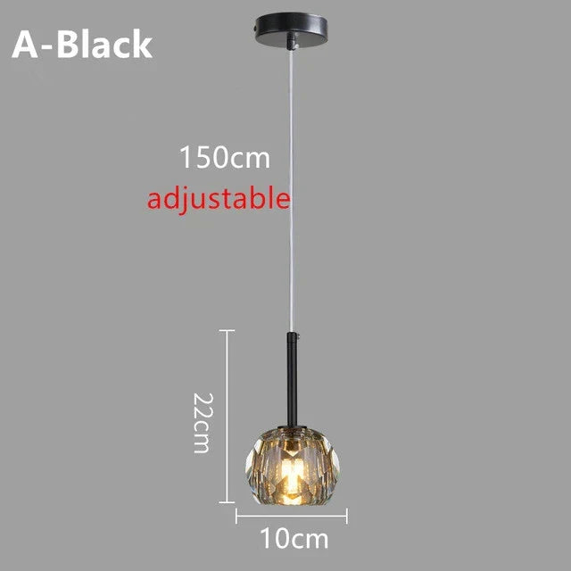 LED Nordic Modern Kleine Kronleuchter G9 AC90-260V Schlafzimmer Nachttisch Kronleuchter Esszimmer Wohnzimmer Bar Kreativ Kristall Licht