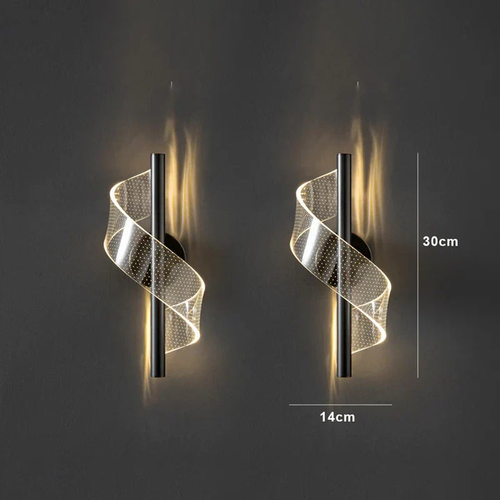 Nordic LED Pendelleuchte – Moderne Hängelampe für Wohnzimmer, Schlafzimmer, Esstisch und Flur – Goldene Acrylschirm, Innenraumdekoration