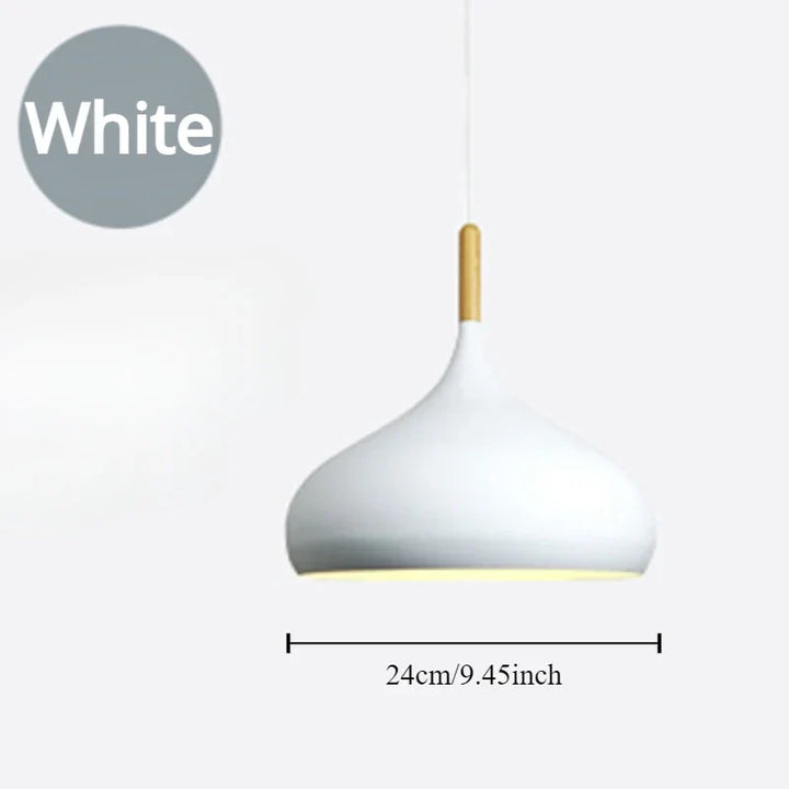 Moderne Macaron Pendelleuchte – Farbige LED-Kronleuchter für Schlafzimmer, Restaurant, Büro und Wohnzimmer – Einstellbares Aluminium-Hängelicht