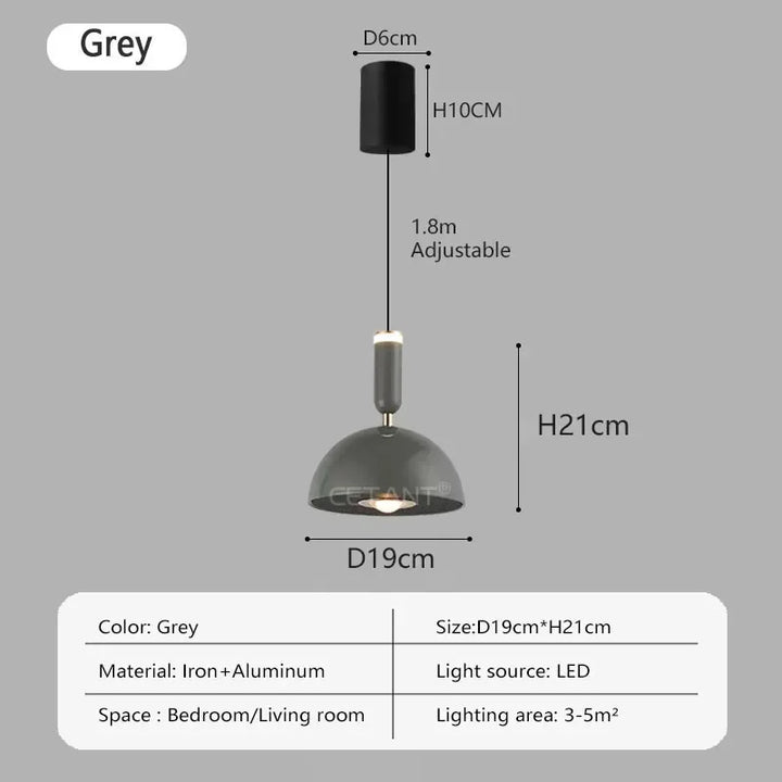Nordic Hebbare LED Pendelleuchte – Moderne Eisen-Hängelampe für Schlafzimmer, Wohnzimmer, Arbeitszimmer und Bar (Einstellbare Höhe, Warmlicht)