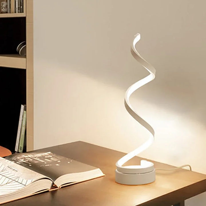 Moderne LED Tischlampe – Snake Eye Schutz Schreibtischlicht für Schlafzimmer, Wohnzimmer, Büro und Studium