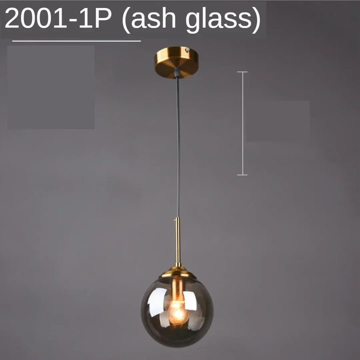 Moderne Glas Pendelleuchten für Schlafzimmer Nachttisch Badezimmer Hängelampe Deckenleuchten Hotel Restaurant Dekoration Ring