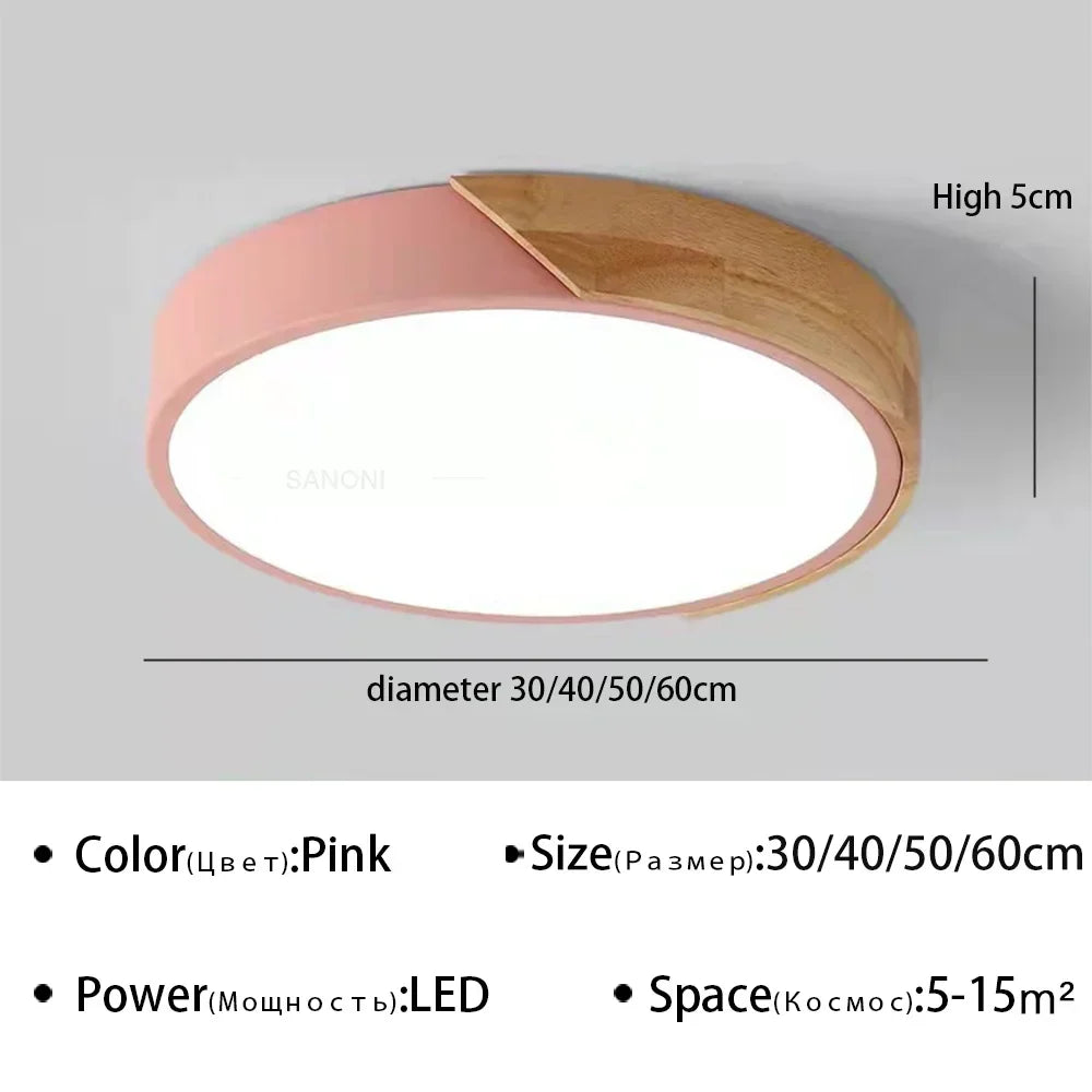 Moderne LED Deckenleuchte Macaron Kronleuchter