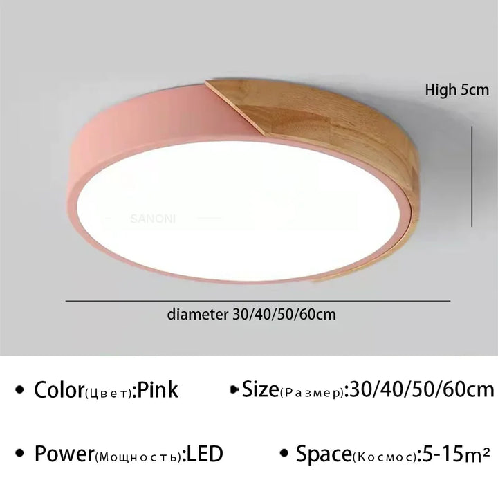 Moderne LED Deckenleuchte Macaron Kronleuchter