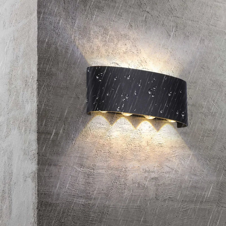 Körperbewegungssensor Wandlicht Wasserdicht Außen LED Wandlampe Oben Unten Leuchtende Lampen Gartenhof Induktionsflur Wandleuchte