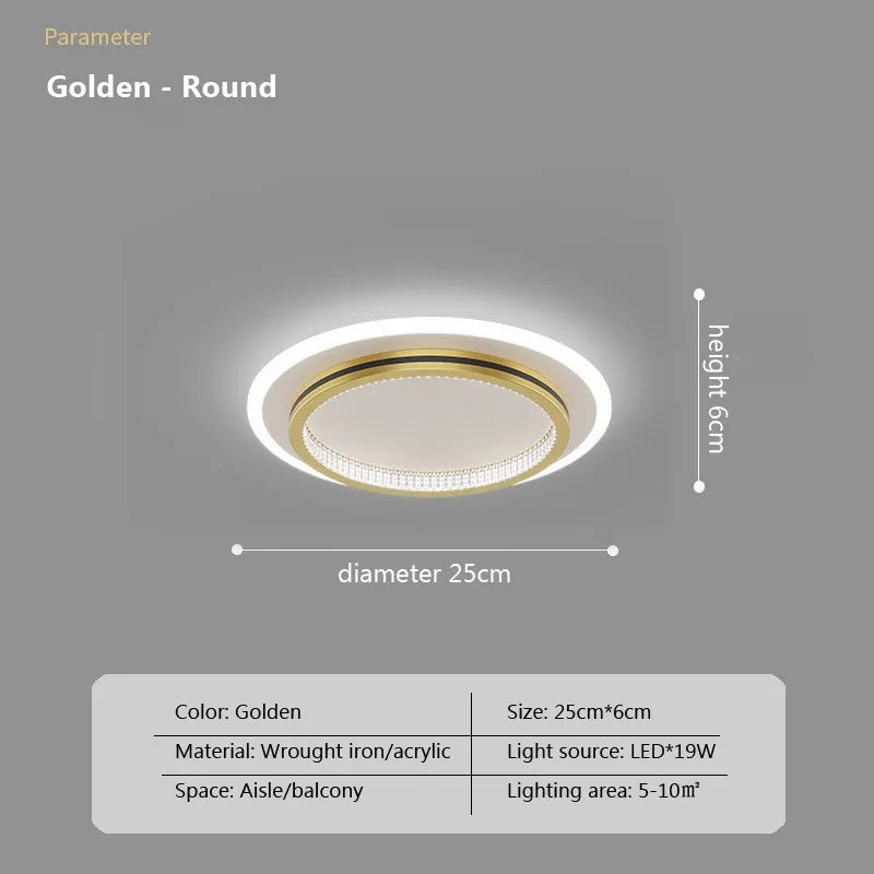 Moderne LED-Deckenleuchte