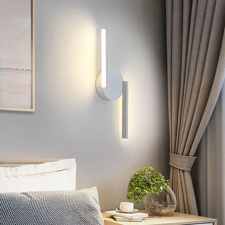 Moderne LED Wandleuchte Nachttisch Sconces - Wohnkultur Beleuchtungseinrichtung für Wohnzimmer, Schlafzimmer, Hotel