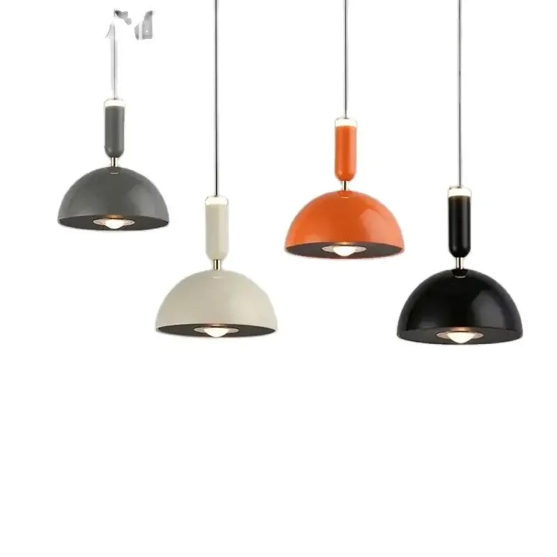 Nordic Hebbare LED Pendelleuchte – Moderne Eisen-Hängelampe für Schlafzimmer, Wohnzimmer, Arbeitszimmer und Bar (Einstellbare Höhe, Warmlicht)