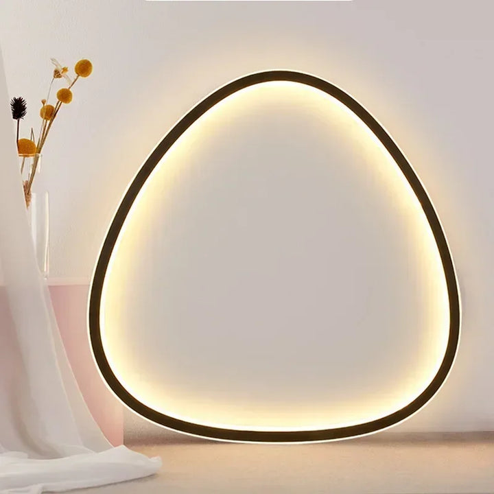 Moderne LED-Deckenleuchte - Elegantes ovales Design für vielseitige Innenbeleuchtung