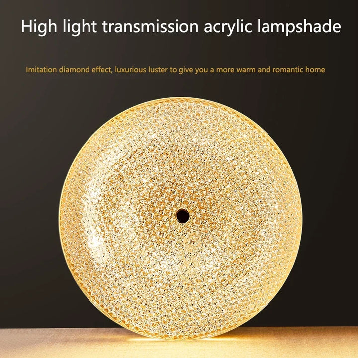 Moderner Gold LED Decken-Lüster – Hängelicht für Wohnzimmer, Balkon, Schlafzimmer und Innendekor