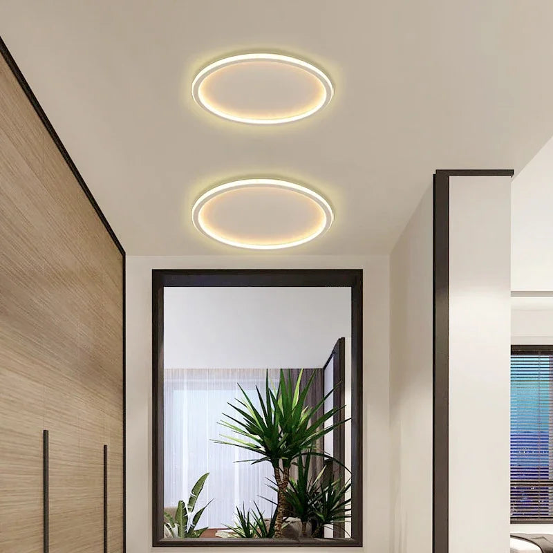 Moderne LED-Deckenleuchte – Dimmbare Innenbeleuchtung für Schlafzimmer, Badezimmer, Küche und Flur