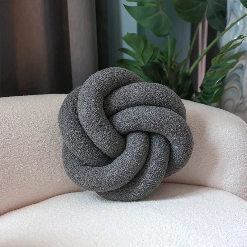 Nordic Cotton Boucle Knoten Kissen