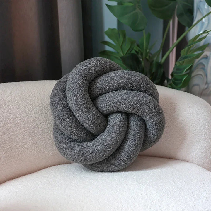Nordic Cotton Boucle Knoten Kissen