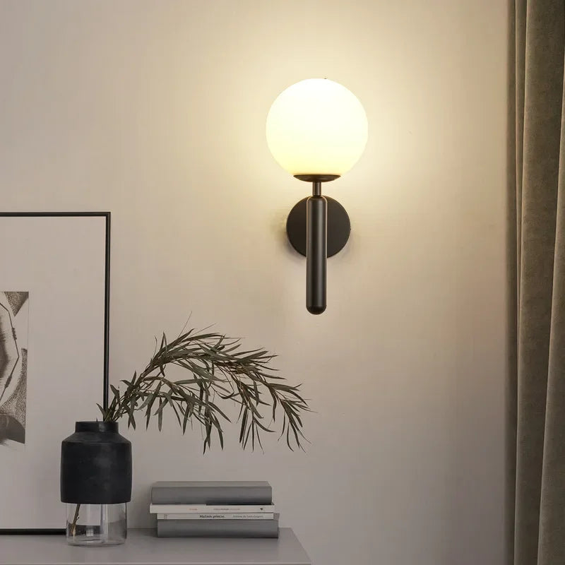 Moderne LED-Wandleuchte – Innenwandleuchte für Hotel, Badezimmer, Schlafzimmer, Wohnzimmer, Flur & Gang, E27 Tri-Color einstellbar, AC betrieben