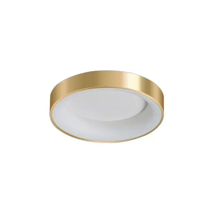 Moderne LED-Deckenleuchte – Dimmbare goldene Aufbaulampe für Schlafzimmer, Arbeitszimmer, Balkon und Flur