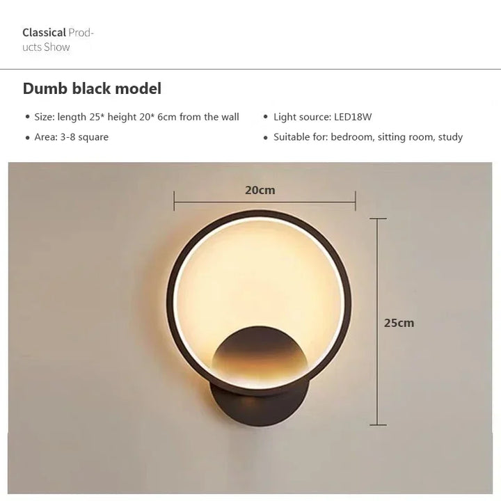 Moderne LED-Wandlampe – Nordische Auf- und Abwärts-Wandbeleuchtung für Wohnzimmer, Schlafzimmer, Flur und Wohnkultur