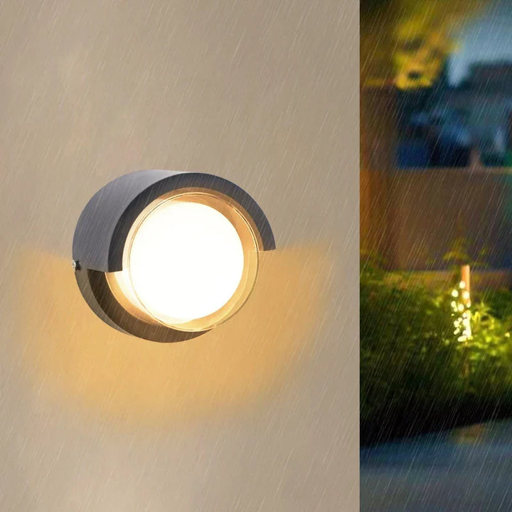 Moderne LED-Außenwandleuchte – Wasserdichte Veranda- und Balkonwandleuchte für Haus und Garten, IP55 bewertet