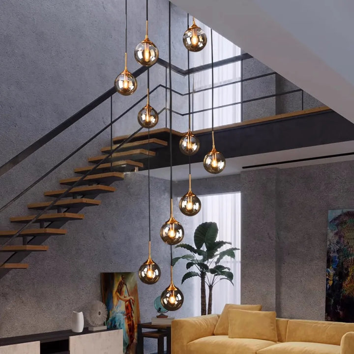 Moderne LED Deckenpendelleuchte
