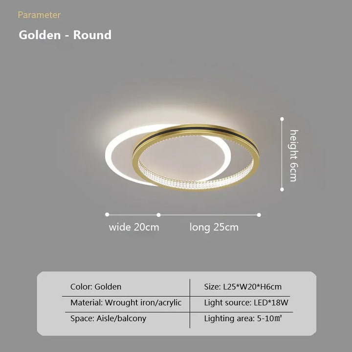 Moderne LED-Deckenleuchte