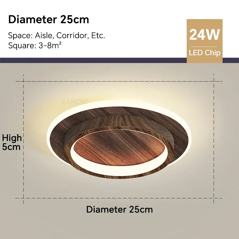 Moderne LED-Deckenlampe - Quadratische Deckenleuchte für Wohnraum, Treppe, Flur und mehr